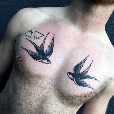 swallow tattoo men|70 Traditional Swallow Tattoos For Men .